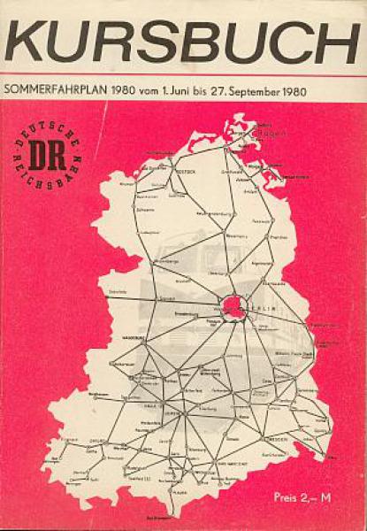 Kursbuch DR 1980