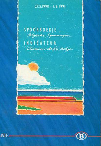 Kursbuch Belgien 1990 / 1991