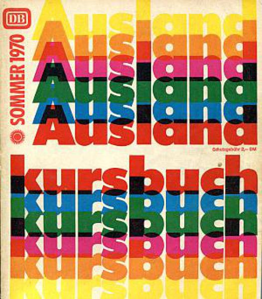 DB Auslandkursbuch 1970