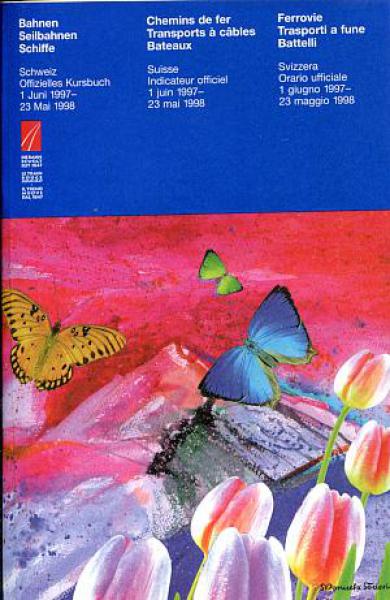 Kursbuch SBB Schweiz 1997 / 1998