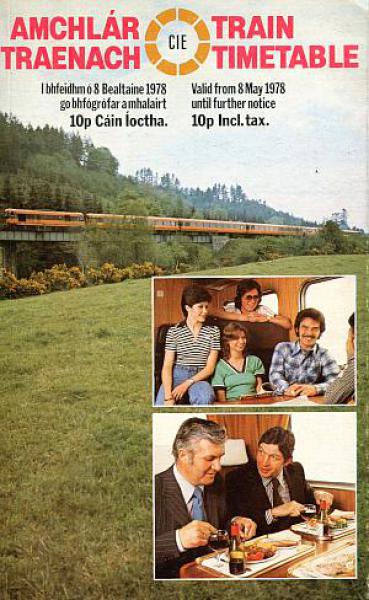 Kursbuch Irland / Timetable Ireland 1978