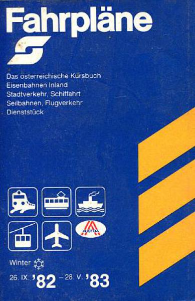 Kursbuch ÖBB 1982 / 1983