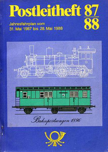 Postleitheft DR 1987 / 1988 Deutsche Post