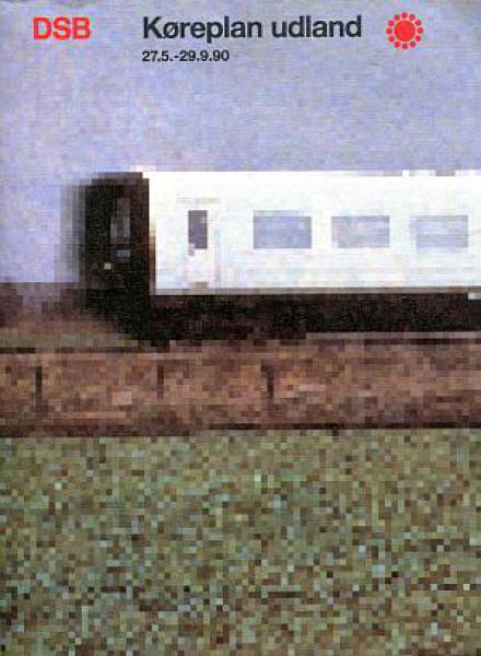 DSB Koreplan Udland Dänemark 1990