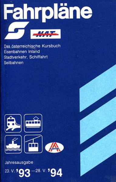 Kursbuch ÖBB 1993 / 1994