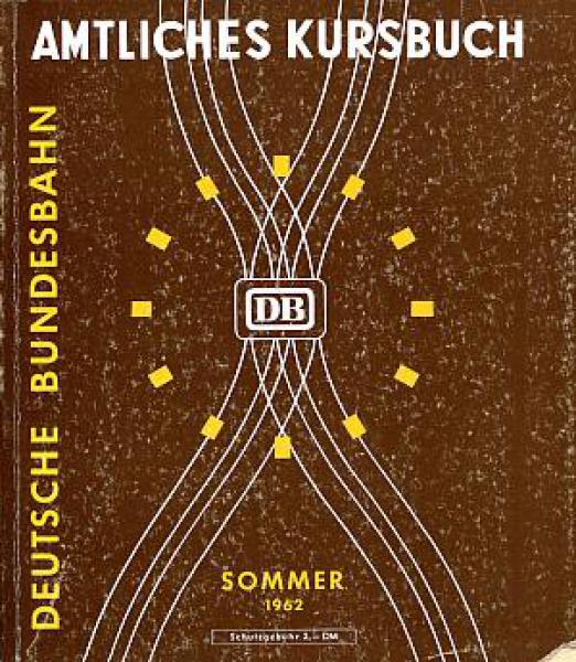 Kursbuch DB 1962 Reprint