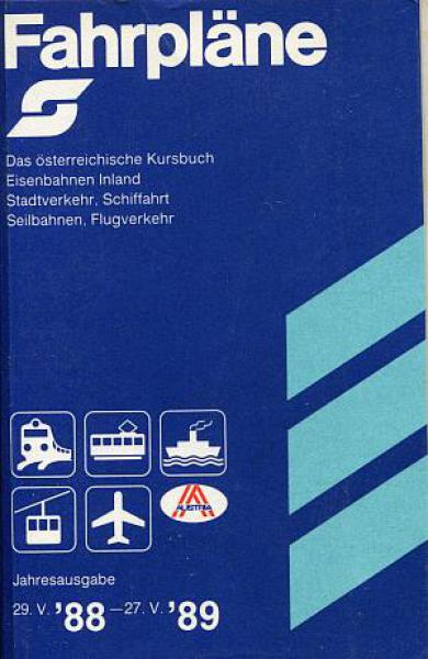 Kursbuch ÖBB 1988 / 1989