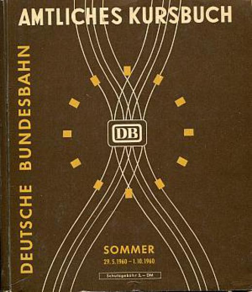 Kursbuch DB 1960