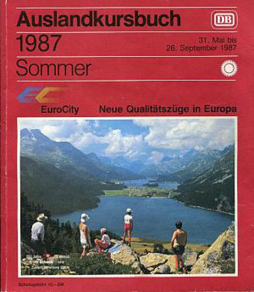 DB Auslandkursbuch 1987
