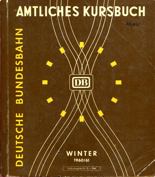 Kursbuch DB 1960 / 1961