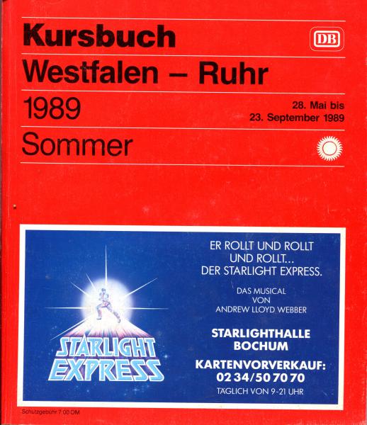 Kursbuch Westfalen – Ruhr 1989