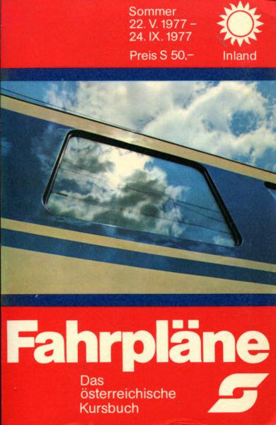 Kursbuch Österreich 1977 ÖBB