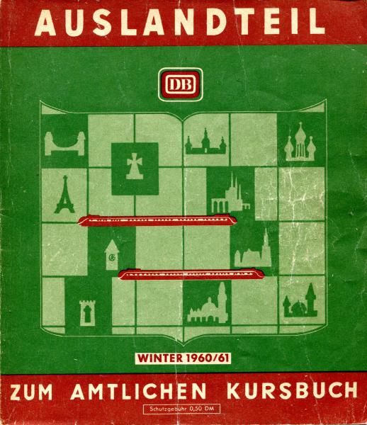 DB Auslandkursbuch 1960 / 1961