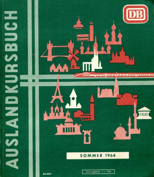 DB Auslandkursbuch 1964