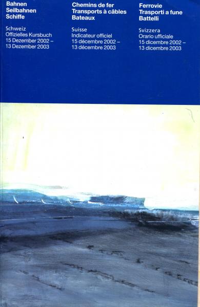 Kursbuch SBB Schweiz 2002 / 2003