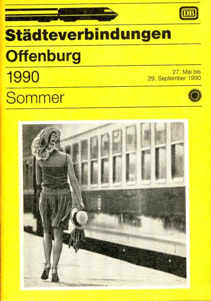 Städteverbindungen Offenburg 1990