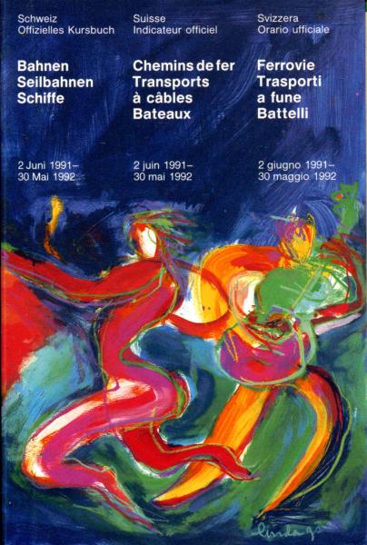 Kursbuch Schweiz 1991 / 1992