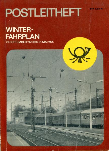Postleitheft DR 1974 / 1975