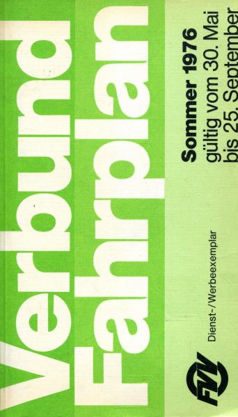 FVV Verbundfahrplan 1976