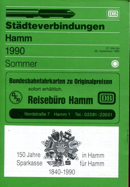 Städteverbindungen Hamm 1990