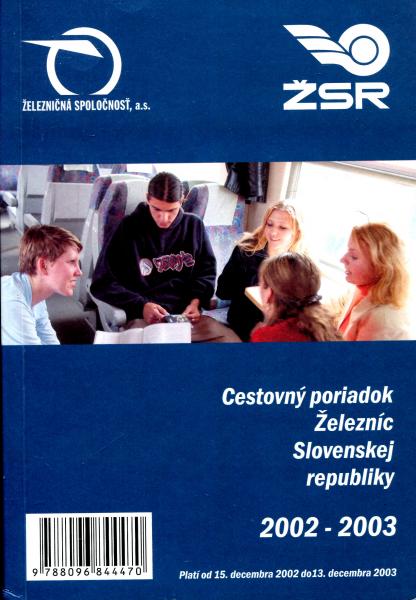 Kursbuch Slowakei 2002 / 2003