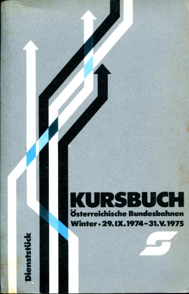 Kürsbuch ÖBB 1974 / 1975
