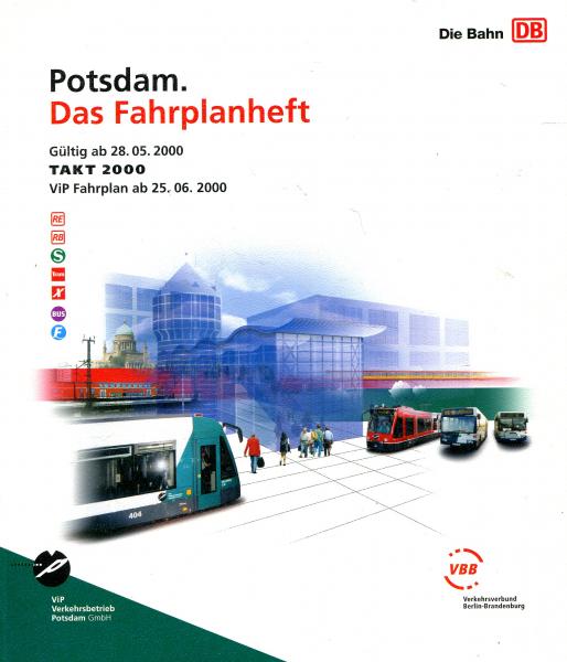 Fahrplanheft Potsdam 2000
