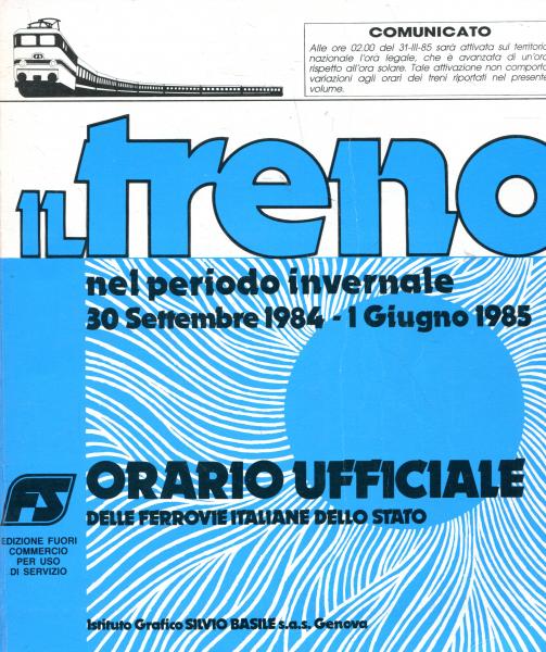 Kursbuch Italien 1984 / 1985