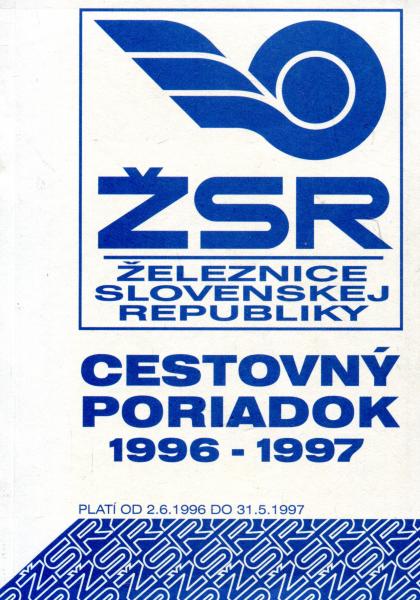 Kursbuch Slovakei 1996 / 1997