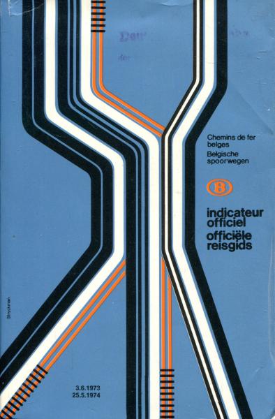 Kursbuch Belgien 1973 / 1974