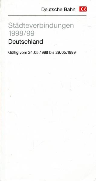 Städteverbindungen DB 1998 / 1999