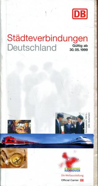 Städteverbindungen DB 1999