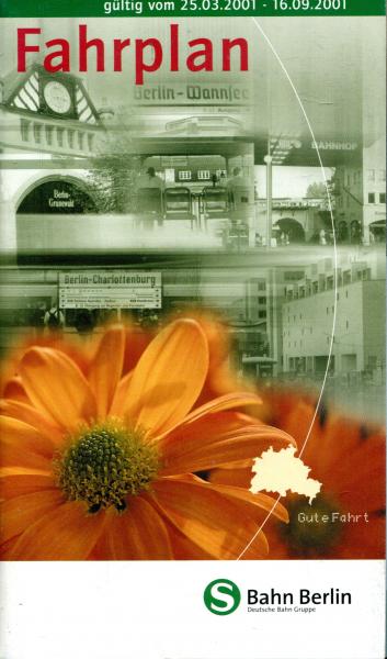 Fahrplan S-Bahn Berlin 2001 ( ab März )