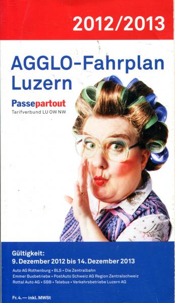Agglo Fahrplan Luzern 2012 / 2013
