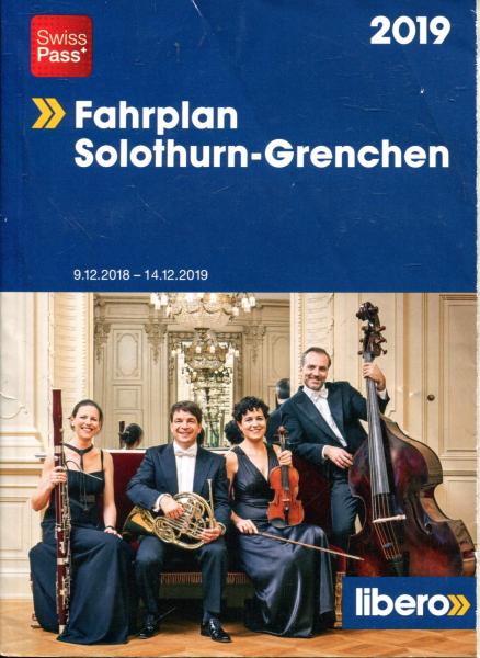 Fahrplan Solothurn – Grenchen 2019