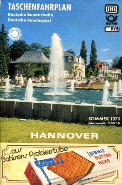 Taschenfahrplan Hannover 1979