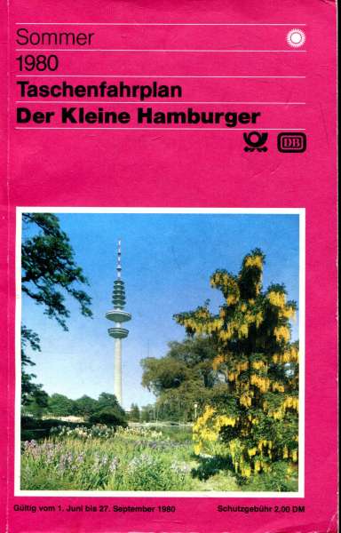 Taschenfahrplan der Kleine Hamburger 1980