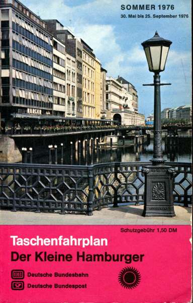 Taschenfahrplan der Kleine Hamburger 1976