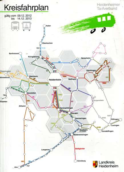 Kreisfahrplan Heidenheim 2012 / 2013
