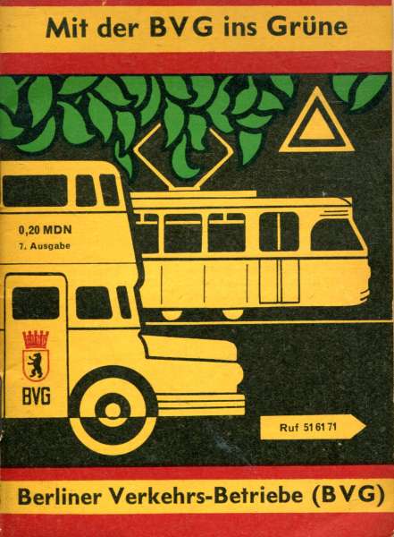 Mit der BVG ins Grüne 1964 / 1965 7. Ausgabe