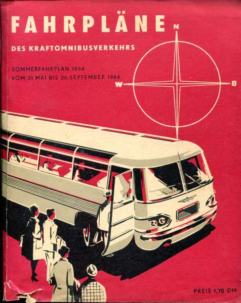 Fahrpläne des Kraftomnibusverkehrs 1964