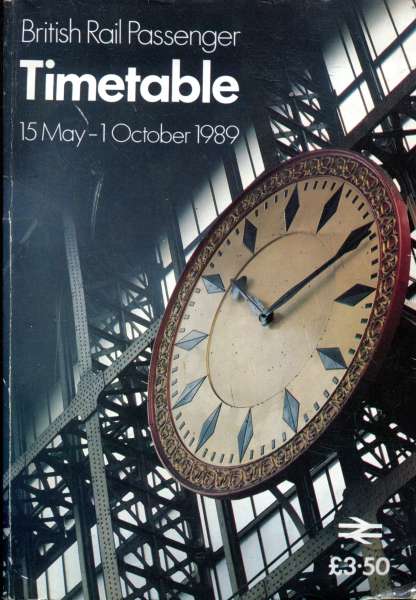 British Rail Timetable 1989