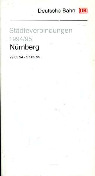 Städteverbindungen Nürnberg 1994 / 1995
