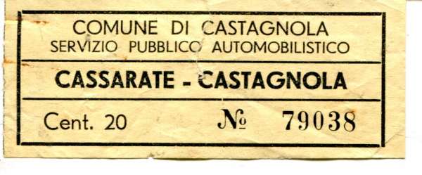 Fahrschein Cassarate – Castagnola