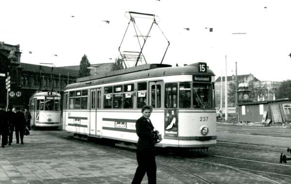 Straßenbahn Nürnberg TW 237 1961