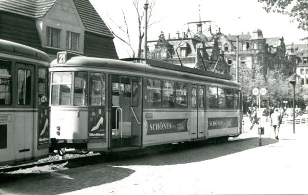 Straßenbahn Nürnberg TW 254 1961