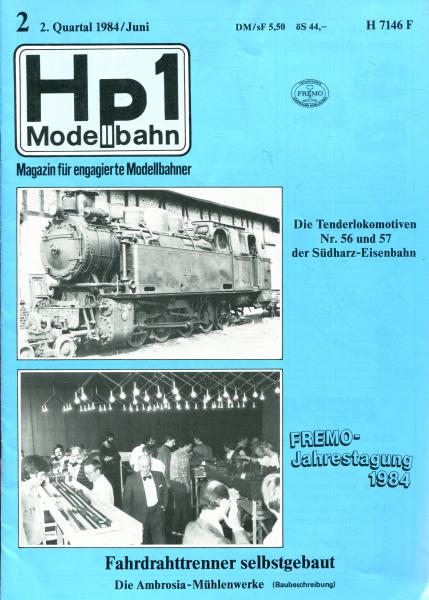 HP Heft 02 / 1984 Magazin für engagierte Modellbahner