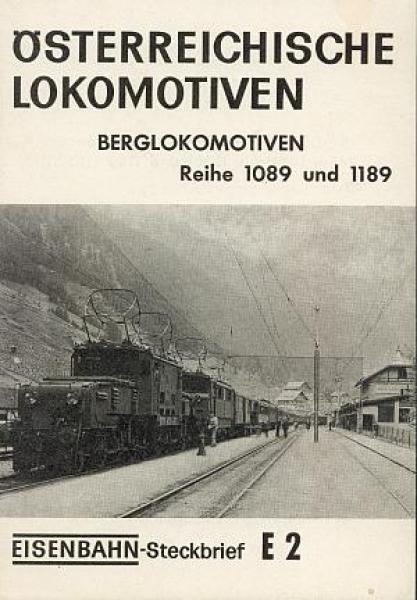 Österreichische Lokomotiven Reihe 1089 und 1189