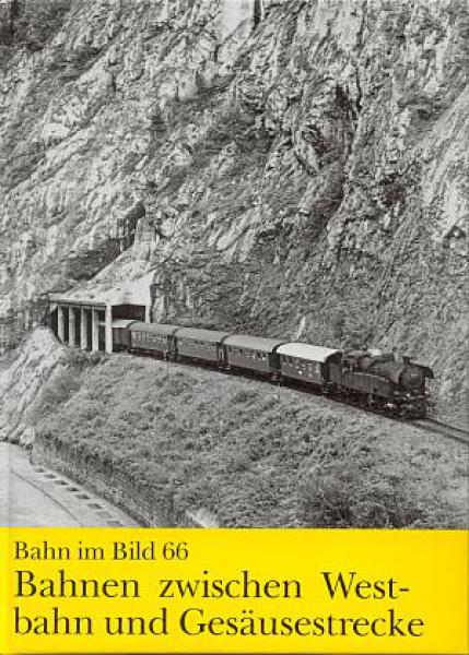 Bahnen zwischen Westbahn und Gesäusestrecke Bahn im Bild 66