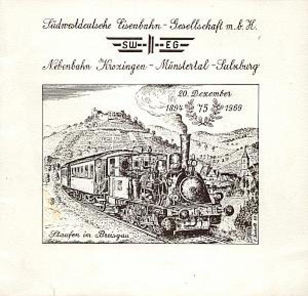 SWEG Krozingen Münstertal Sulzburg